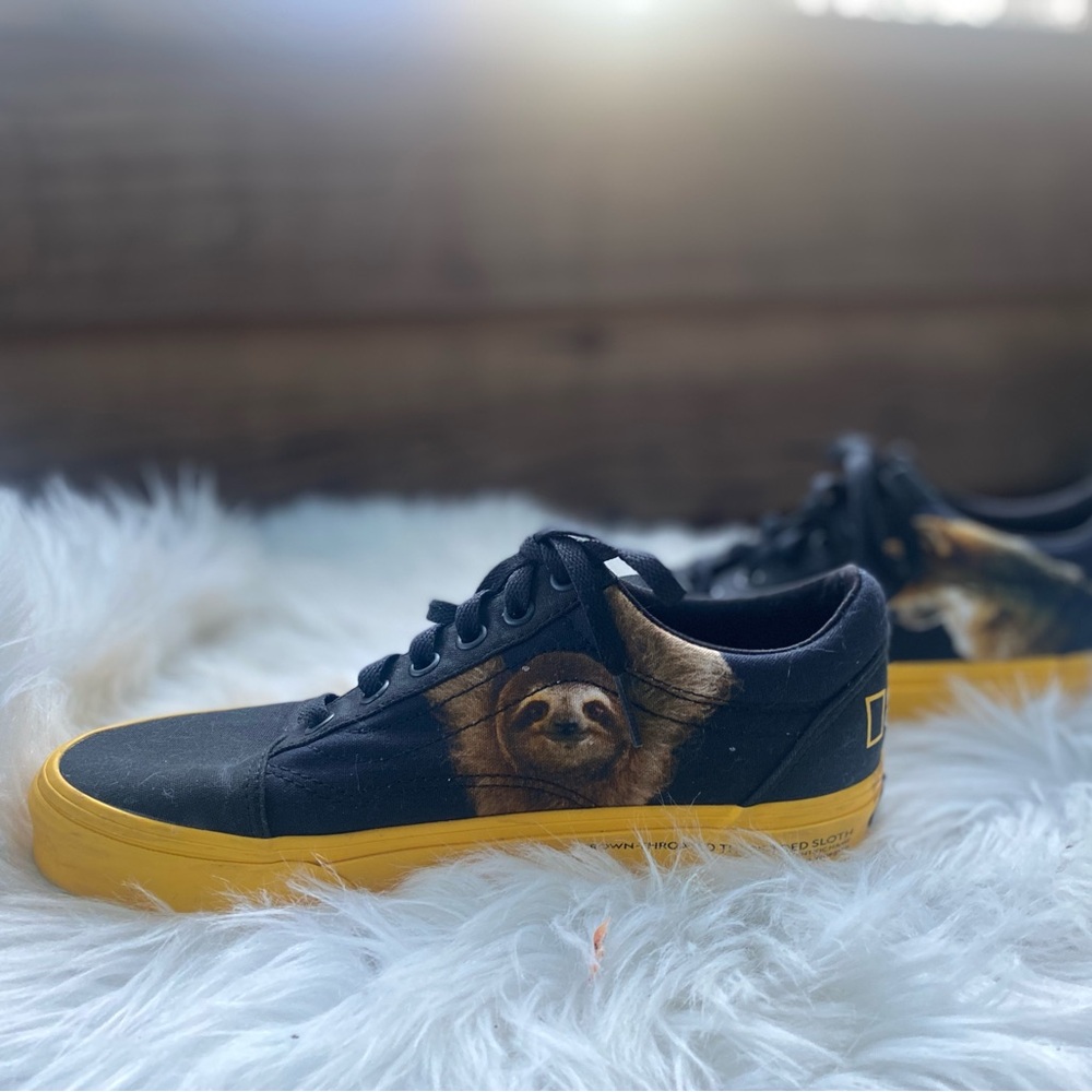Vans Old Skool National Geographic Photo Ark. size L 7/M 5.5